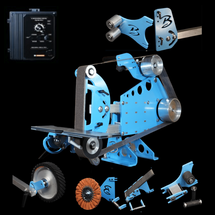 Brodbeck 2x72 belt grinder deals